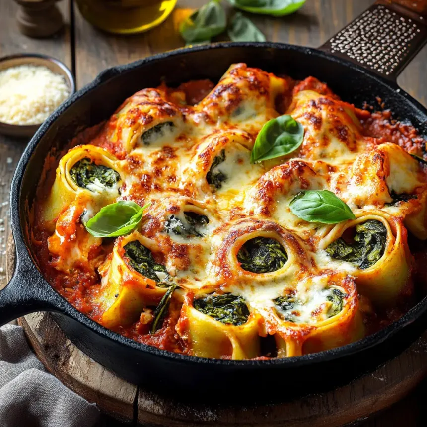 Rouleaux ricotta épinards 